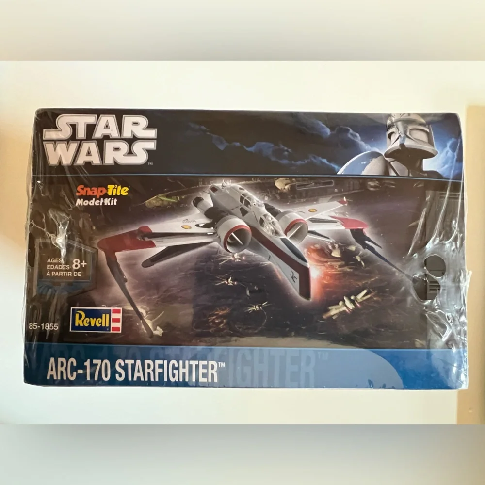 👽Revell Star Wars SnapTite ARC-170 Starfighter Model Kit 85-1855 NIB Level 1